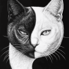 Aesthetic Yin Yang Cats Diamond Painting