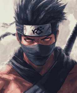 Aesthetic Zabuza Anime Diamond Painting