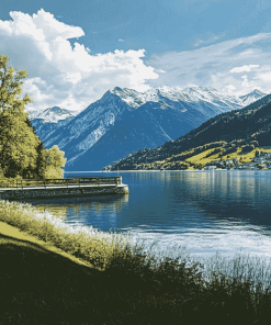 Aesthetic Zell Am See Lakes Diamond Painting