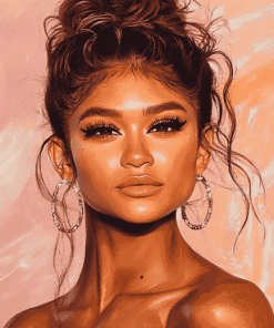 Aesthetic Zendaya Celebrity Diamond Painting