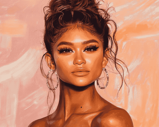 Aesthetic Zendaya Celebrity Diamond Painting