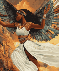 African Angelic Fantasy Diamond Painting