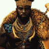 African King Animation Diamond Painting