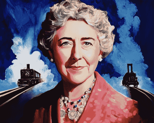 Agatha Christie Famous Women Diamond Painting