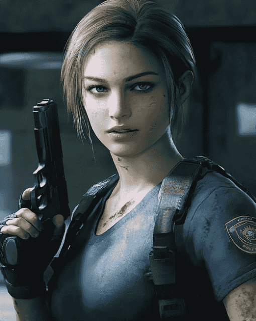 Agent Jill Valentine Resident Evil Diamond Painting