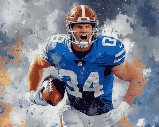 Aidan Hutchinson Football Star Diamond Painting