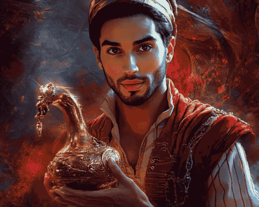 Aladdin 2019 Movie Magic Diamond Painting