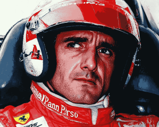 Alain Prost Nascar Driver Diamond Painting