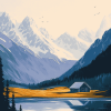 Alaska National Parks Landscapes Diamond Painting