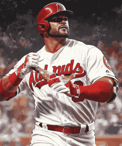 Albert Pujols Sports Legend Diamond Painting