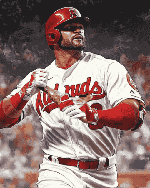 Albert Pujols Sports Legend Diamond Painting