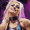 Alexa Bliss Famous Wrestler Diamond Painting