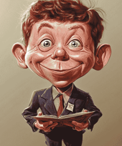 Alfred E Neuman Cartoon Diamond Painting