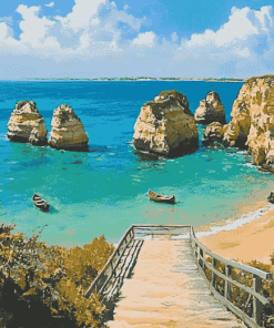 Algarve Portugal Beaches Diamond Painting