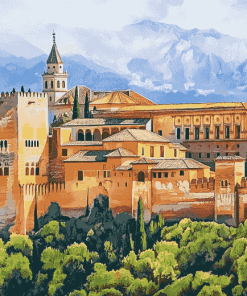 Alhambra Granada Spain Diamond Painting