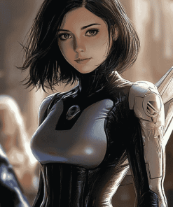 Alita Battle Angel Anime Diamond Painting