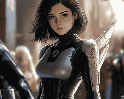 Alita Battle Angel Anime Diamond Painting