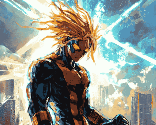 All Might Anime Diamond Painting