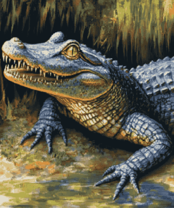 Alligator Reptile Diamond Painting