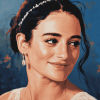 American Actress Jenny Slate Inspired Diamond Painting