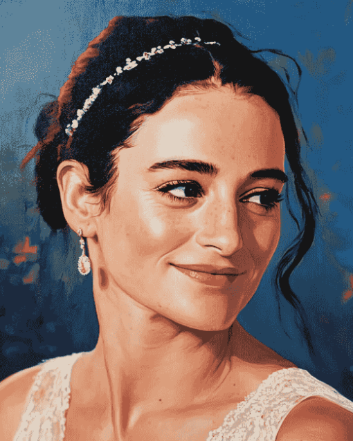 American Actress Jenny Slate Inspired Diamond Painting