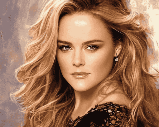 American Alicia Silverstone Diamond Painting