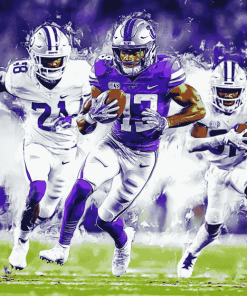 American Football Kansas State Diamond Painting