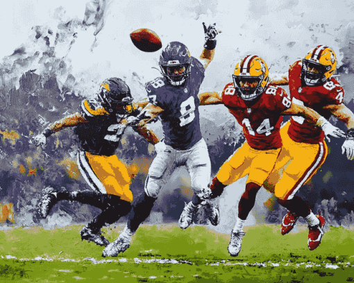 American Football in Minnesota Diamond Painting