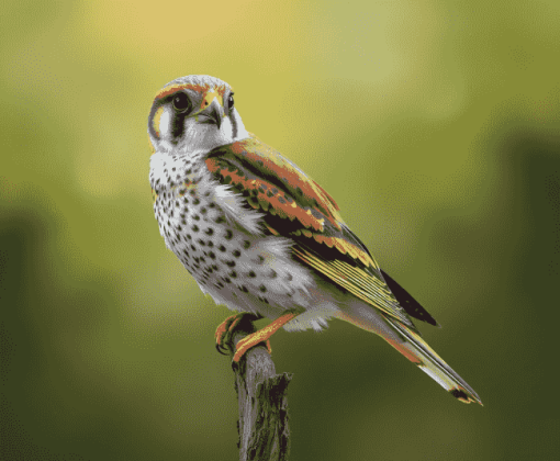 American Kestrel Bird Diamond Painting