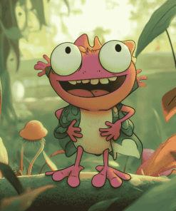 Amphibia Cartoon Characters Diamond Painting