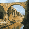 Ancient Roman Aqueduct Structures Diamond Painting