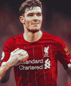 Andrew Robertson Football Illustration Diamond Painting