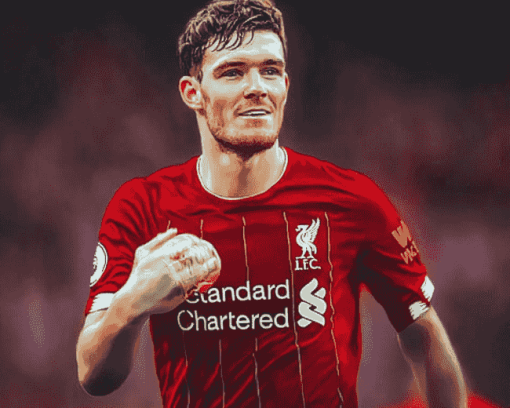 Andrew Robertson Football Illustration Diamond Painting