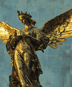 Angel Of Peace Monument Diamond Painting