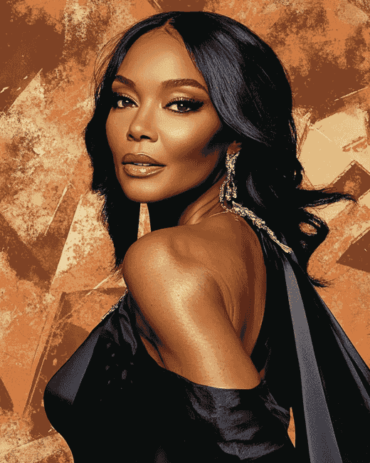 Finalizing Angela Bassett Celebrities Diamond Artwork