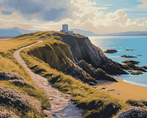 Anglesey Coastline Landscapes Diamond Painting