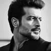 Anil Kapoor Black and White Diamond Painting