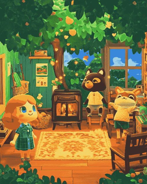 Animal Crossing New Horizons Gaming Diamond Painting