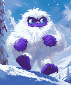 Animation Yeti Diamond Painting