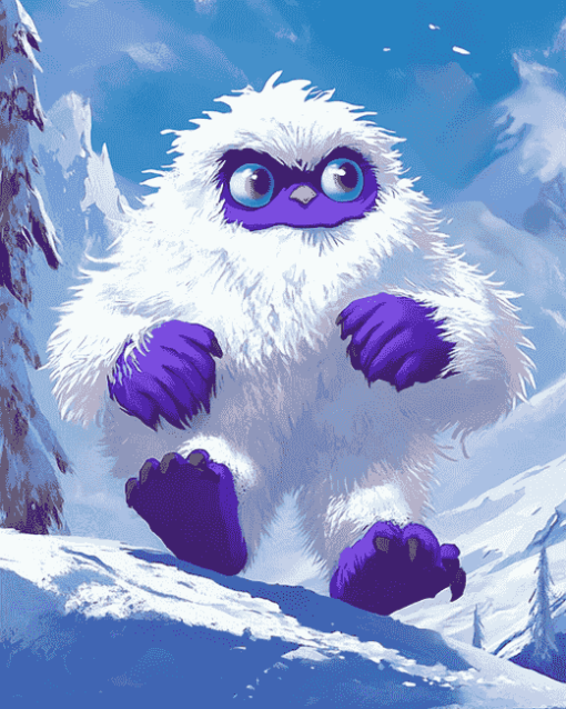 Animation Yeti Diamond Painting