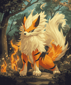 Anime Arcanine Diamond Painting