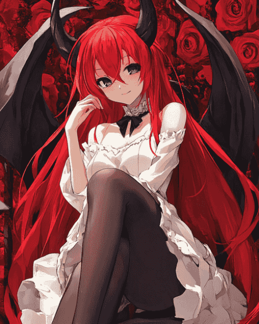 Anime Icon Rias Gremory Diamond Painting