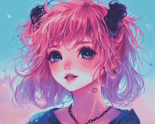 Anime-Inspired Natsuki Diamond Painting