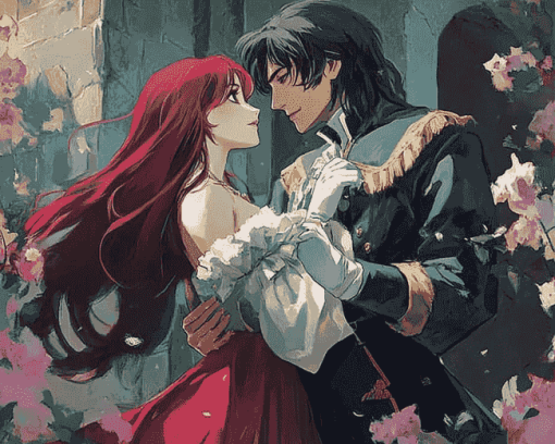 Anime Romance Romeo Juliet Diamond Painting