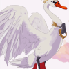 Anime Swan Cartoon Diamond Painting