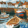 Anstruther Boats Lake Diamond Painting