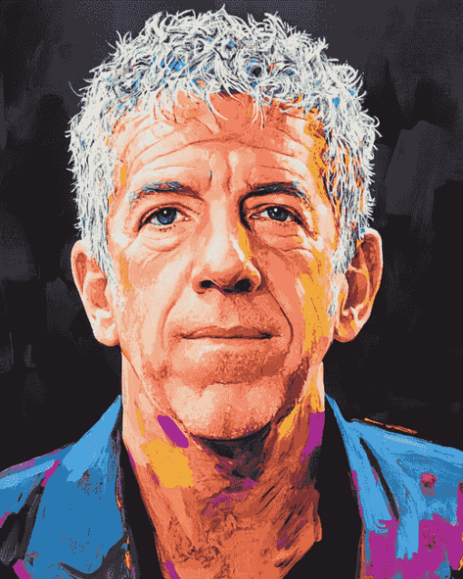 Anthony Bourdain Celebrity Diamond Painting