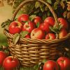 Apple Basket Delight Diamond Painting