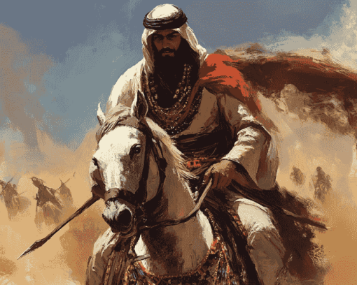 Arab Warriors Vintage Diamond Painting