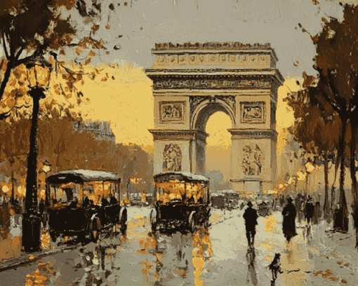 Arc Of Triomphe Paris Diamond Painting